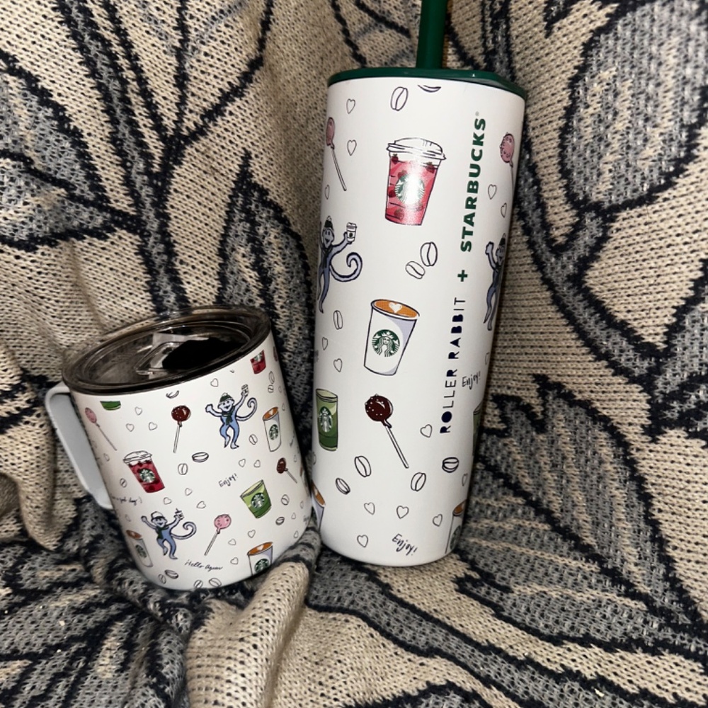Roller Rabbit X Starbucks Cups 🐒☕️ - Picture 2 of 2